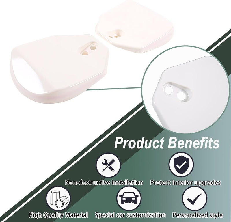 CHEAYAR Rear Strut Tower Covers Compatible with Chevrolet Corvette C8 2020-2023, ABS Plastic Engine Bay Shock Protection Panel Cover Trim, 2pcs C8 Accessories (White) - Image 3
